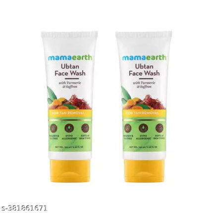Mamaearth Ubtan Face Wash 100 ml (Pack of 2)